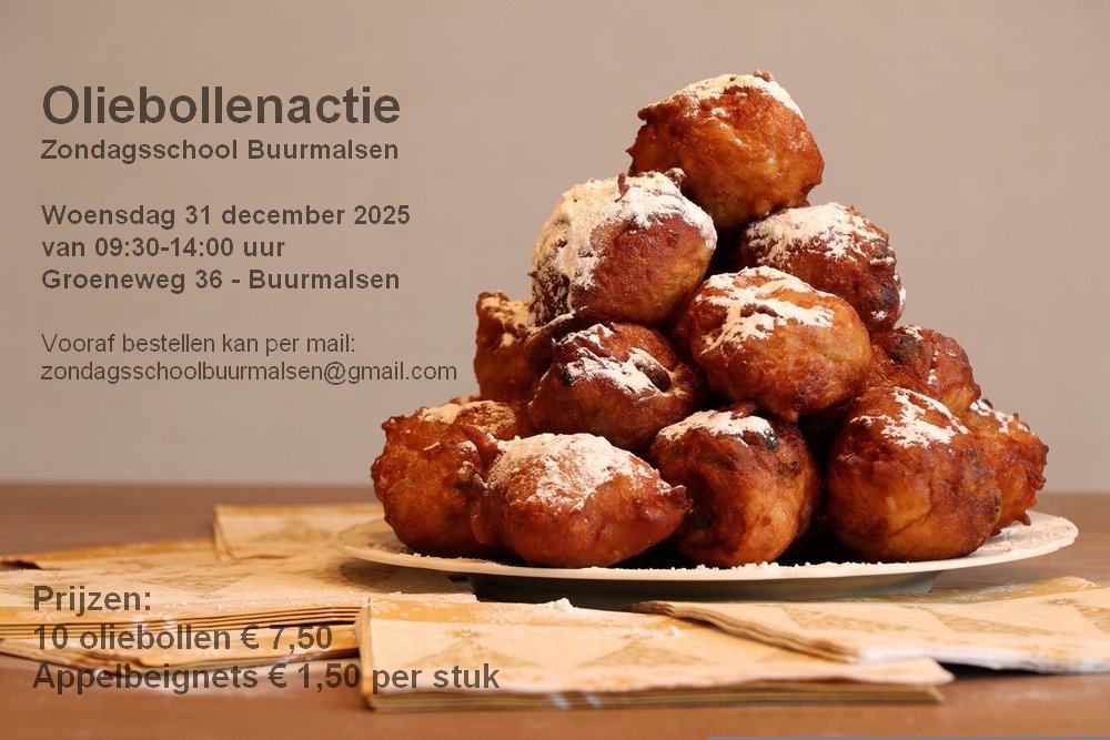 Oliebollenactie zondagsschool